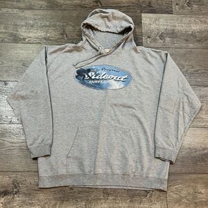 Vintage Sideout Surf Company Gray Graphic Hoodie - Men's Size XL 2XL
